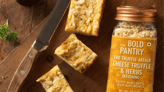 Truffle Cheese & Herbs Crispy Garlic Bread